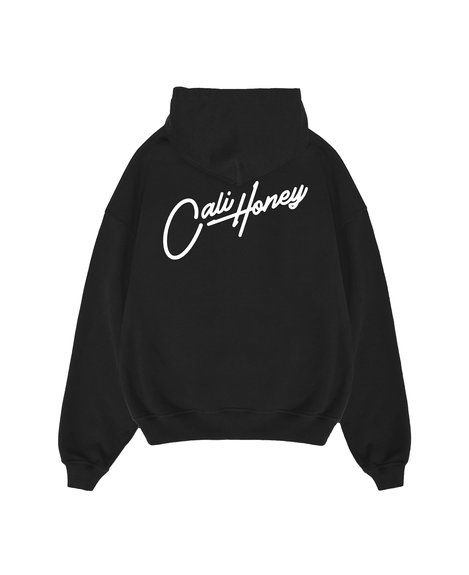 Cursive Hoodie Black Premium