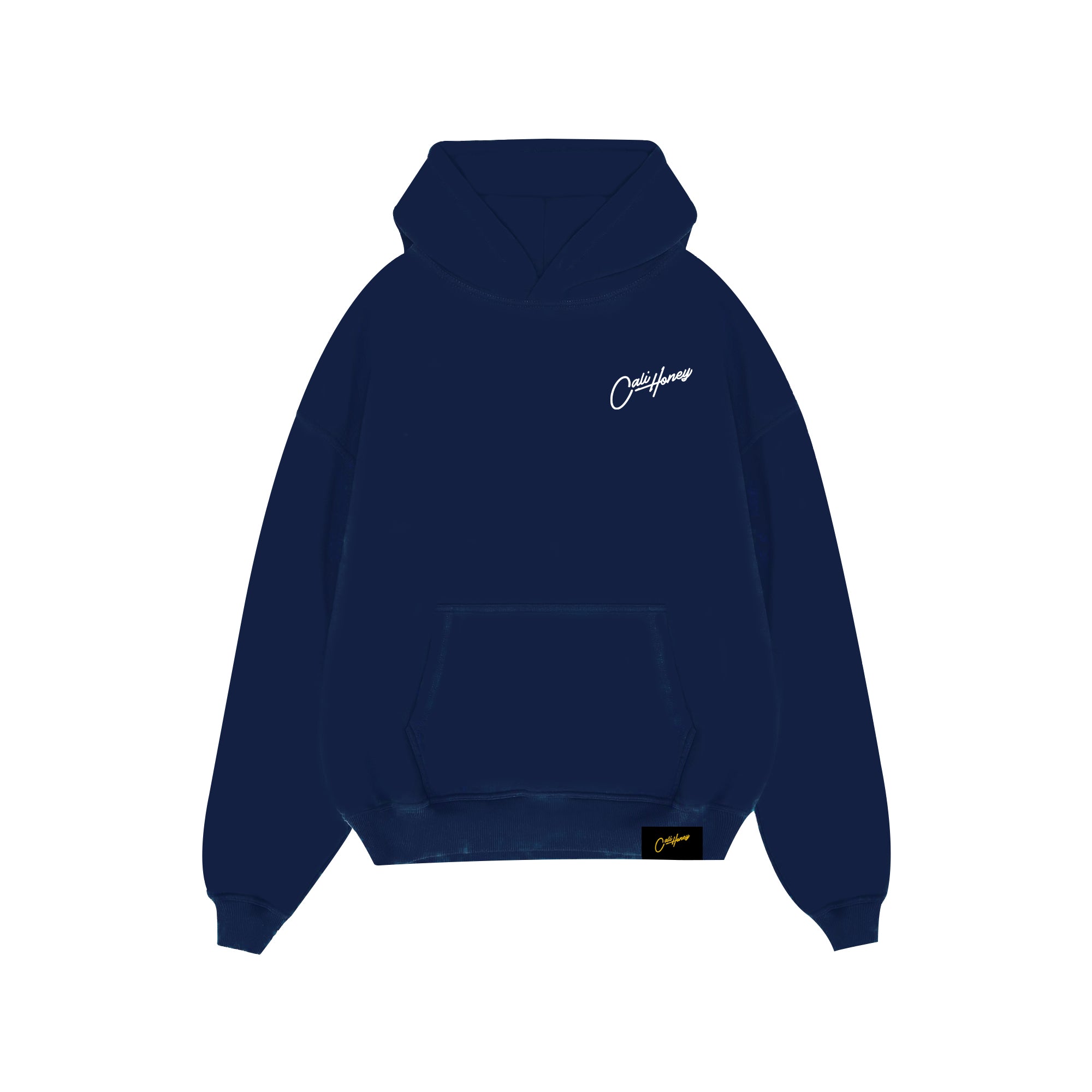 Cursive Hoodie Navy