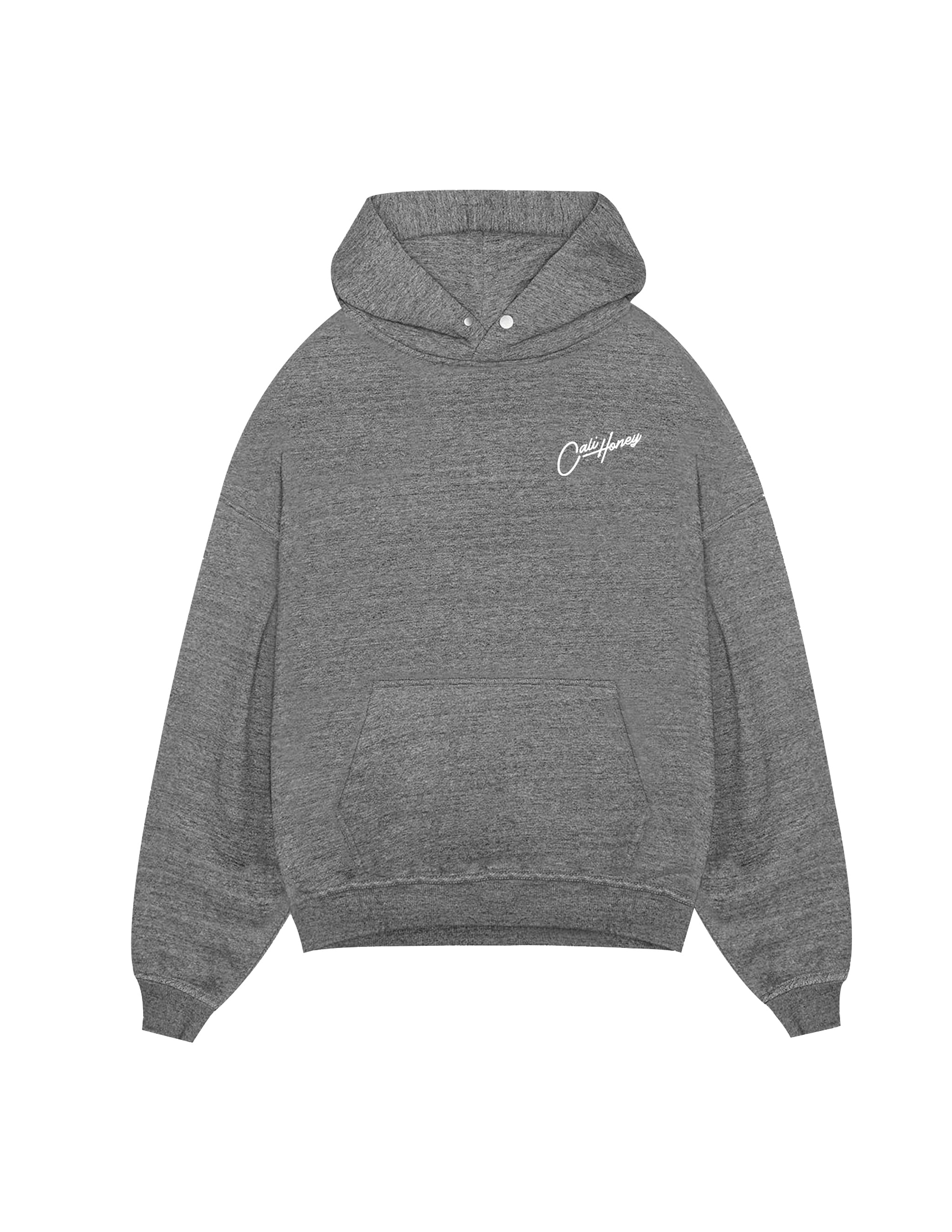 Cursive Hoodie Grey