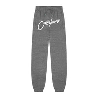 Cursive Logo Sweats Grey